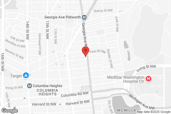 Street Map with Hook Hall