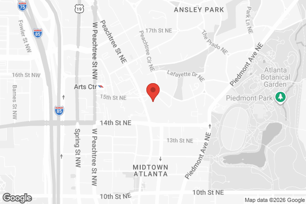 Street Map with Adobe Atlanta Office