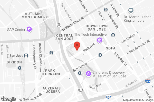 Street Map with Adobe World Headquarters