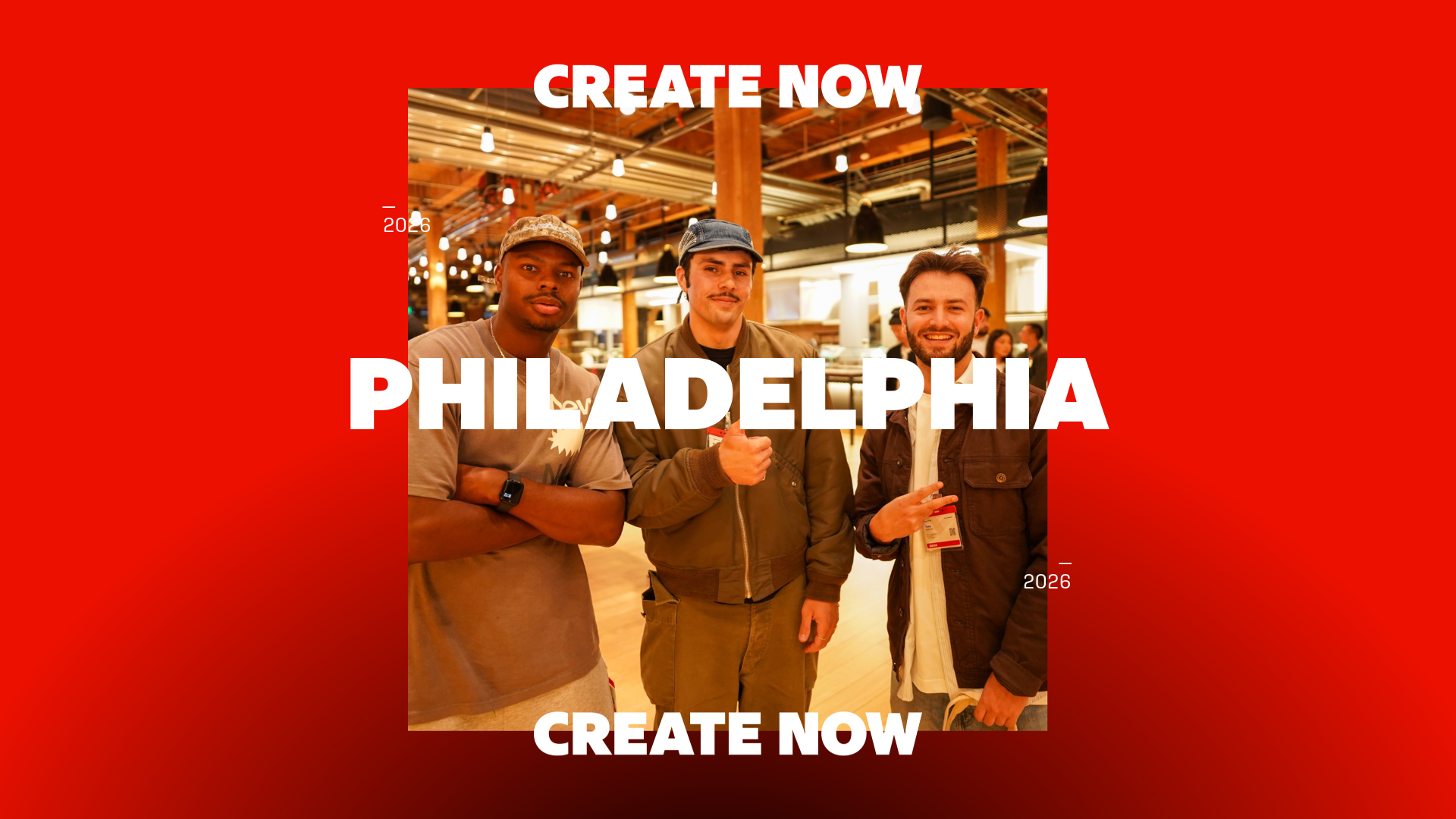 Event image for: Create Now Philadelphia Tuesday, May 19, 2026 09:30 PM