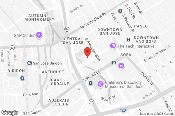 Street Map with Adobe World Headquarters