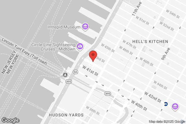 Street Map with Lavan Midtown New York