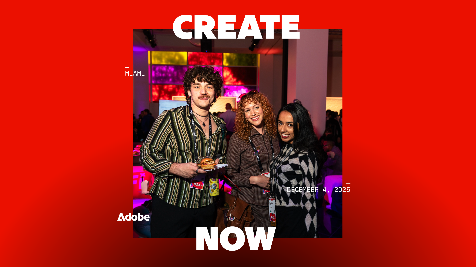 Event image for: Create Now Miami Thursday, December 4, 2025 11:00 PM